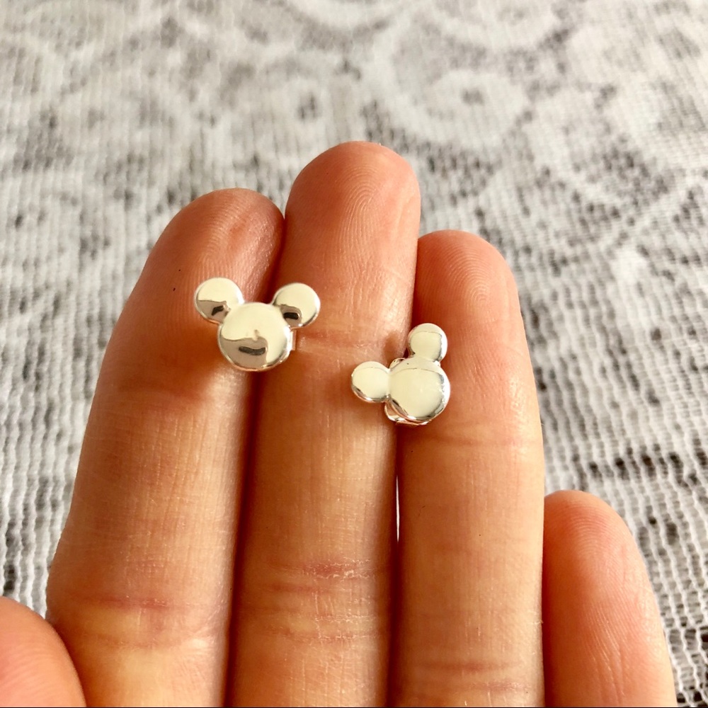 Disney’s Mickey Mouse Silver Plated Studs